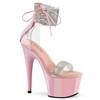 Pleaser - ADORE727RS Sandale à bride à la cheville, Pole dance chaussures - Rose/Rose Product image